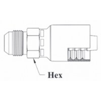 1/4 X 1/4 MALE JIC 37° FLARE